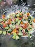 Salata Tahini - Lebanese Salad with Sesame Paste