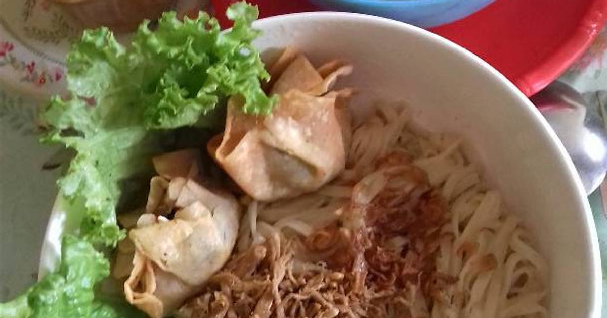 Resep Mie Ayam Pangsit Sederhana 🍲 Oleh Astrid K R Cookpad