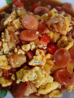 Foto resep Telur Sosis Saus BBQ Barbeque