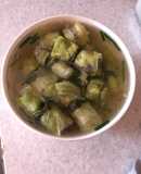 Canh cải bắp cuộn thịt