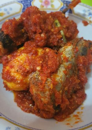 Foto resep Balado ikan dan telur enak