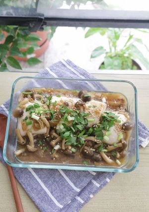 Foto resep Tahu kukus jamur