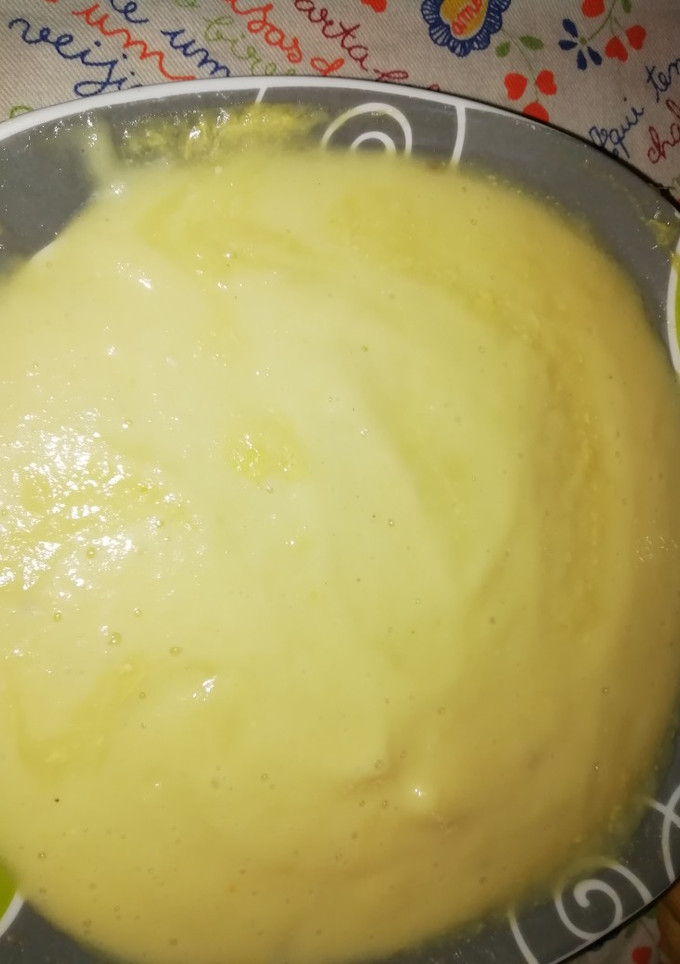 Una foto de Crema de puerros o vichyssoise