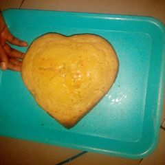 A picture of Homemade vanilla cake without oven.