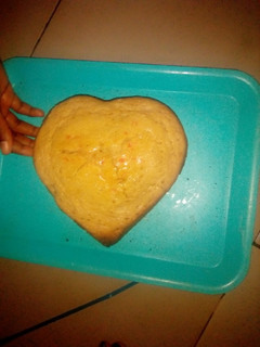 A picture of Homemade vanilla cake without oven.