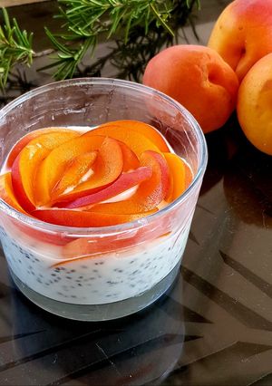 Une photo de Chia pudding aux abricots