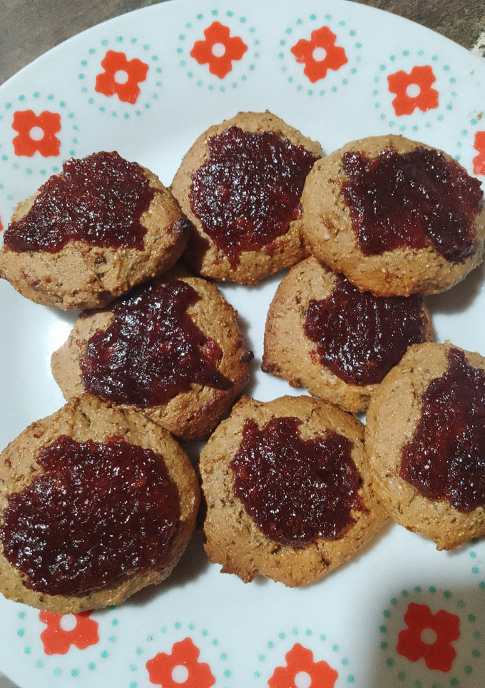 Una foto de Pepas "chapatistas" de membrillo, pasa de uva con harina integra