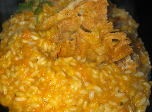 Una foto de Risotto de calabaza 🎃