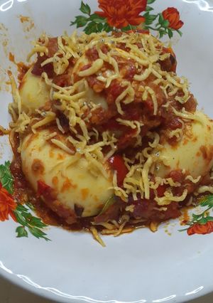 Foto resep Telur balado teri
