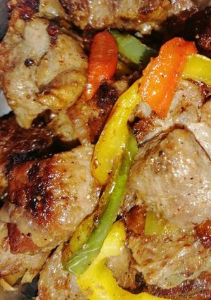 A picture of Stir fry beef steak.