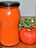 Puré de tomate casero