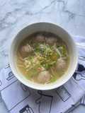 Bakso Kuah Jamur Enoki