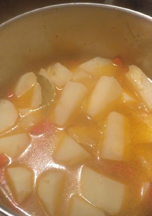Una foto de Patatas guisadas sin carne
