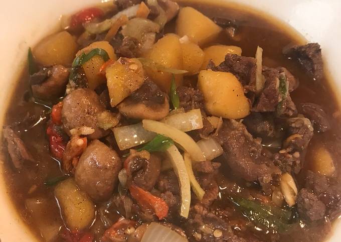 Resep: Tumis daging blackpaper Ekonomis Untuk Dijual