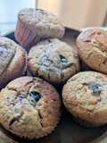 Cocoa Blueberry Muffins