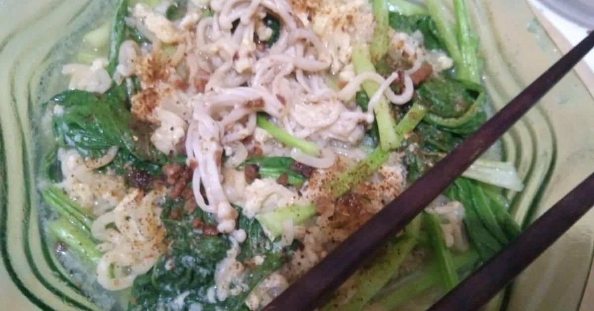 Resep Mie rebus jamur Enoki 🍄🍄🙏 oleh Reni Darwati Cookpad