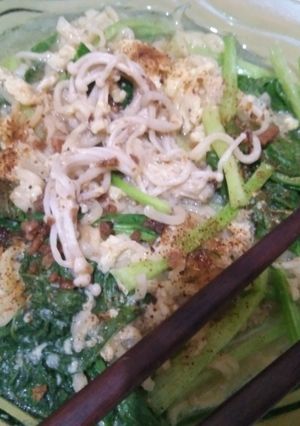 Foto resep Mie rebus jamur Enoki 🍄🍄🙏