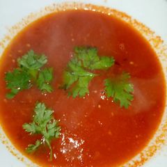 A picture of Tomato lime sauce.