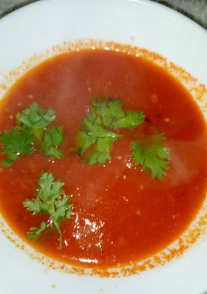 A picture of Tomato lime sauce.