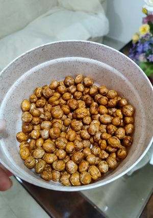 Una foto de Botana de garbanzo en la air fryer
