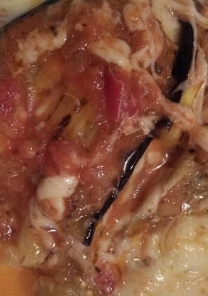 Una foto de Berenjenas a las Parmesana