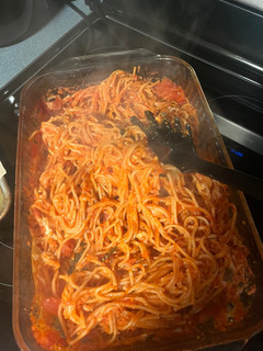 A picture of Quick & Easy Baked Spaghetti.