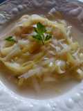 Sopa de poro y papa