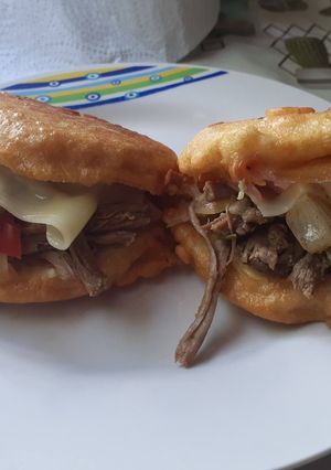 Una foto de Arepitas Rebozadas de Maíz sin Gluten (Tumba Ranchos de Carne)