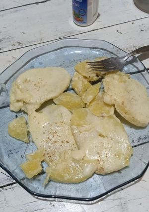 Una foto de Papas a la crema versión pobre