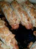 Salchichas envueltas con crocante y algo más