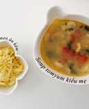 Soup tomyum Thái kiểu mẹ - ăn dặm