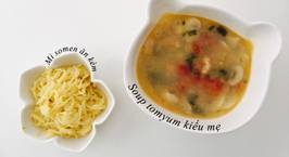 Hình ảnh món Soup tomyum Thái kiểu mẹ - ăn dặm