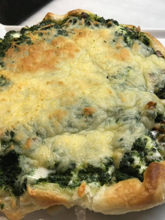 Una foto de Quiche bacon y espinaca