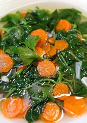 Foto resep Sop Bening Bayam Wortel