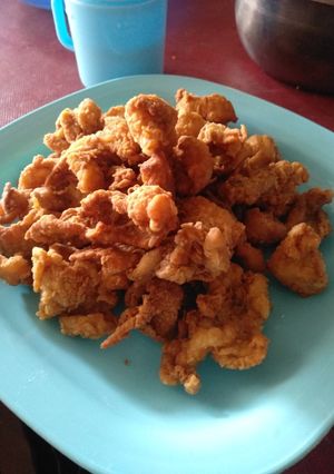 Foto resep Crispy chicken skin (kulit ayam kriuk)