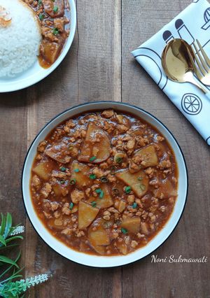 Foto resep Ayam Cincang Kentang Masak Kecap