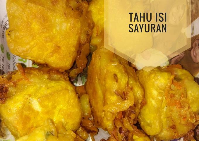 Tahu Goreng Isi sayuran