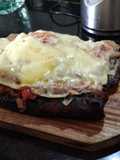 Cordero a la pizza