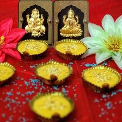A picture of Rabri in Chocolate cups by Akshata Surve.