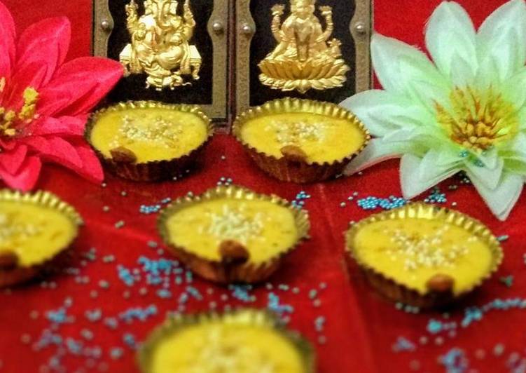 Rabri in Chocolate cups by Akshata Surve