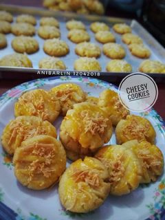Foto resep Cheesy cookies cuma 4 bahan