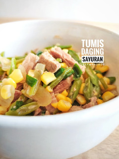 Foto resep Tumis daging sayuran