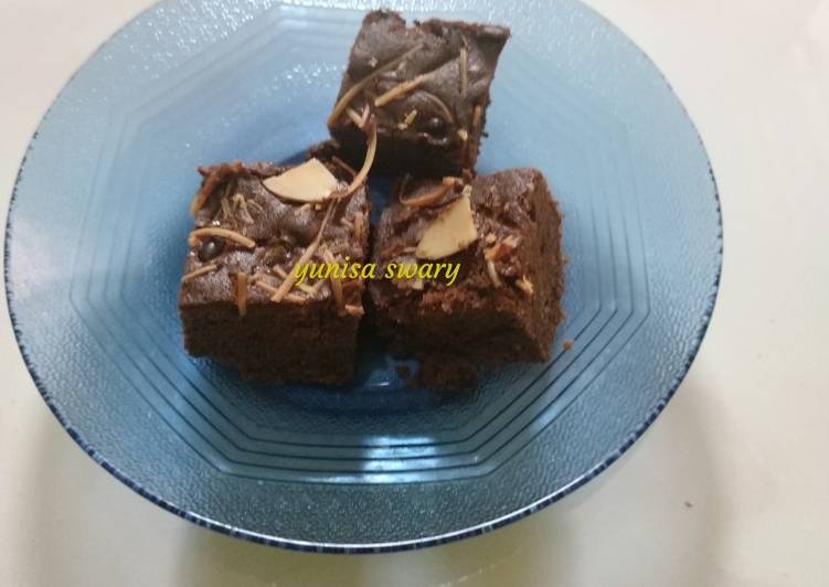 Brownies panggang simpel tanpa mixer