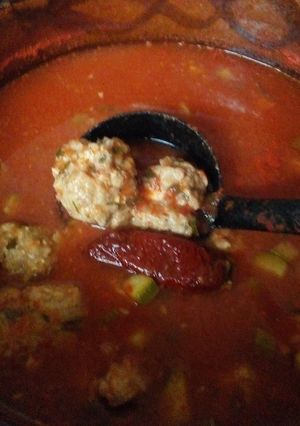 Una foto de Albóndigas en chipotle