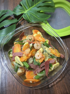Foto resep Tumis Buncis, Wortel, Putren, Udang, Smoked Beef