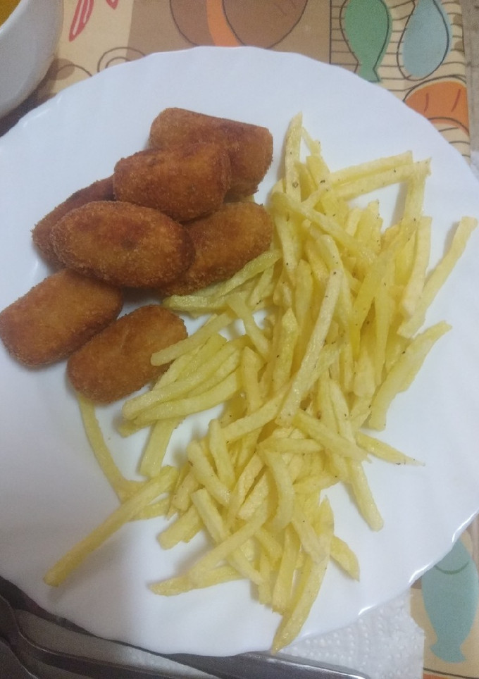 Una foto de Croquetas de frutos del mar