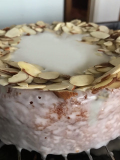 Una foto de Pastel de almendra