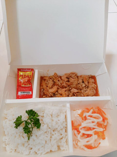 Foto resep Chiken teriyaki dan salad ala hokben
