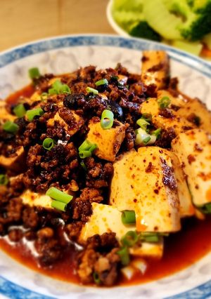 Hình của món Đậu phụ Tứ Xuyên.