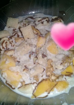 Una foto de Avena frutas y cereal